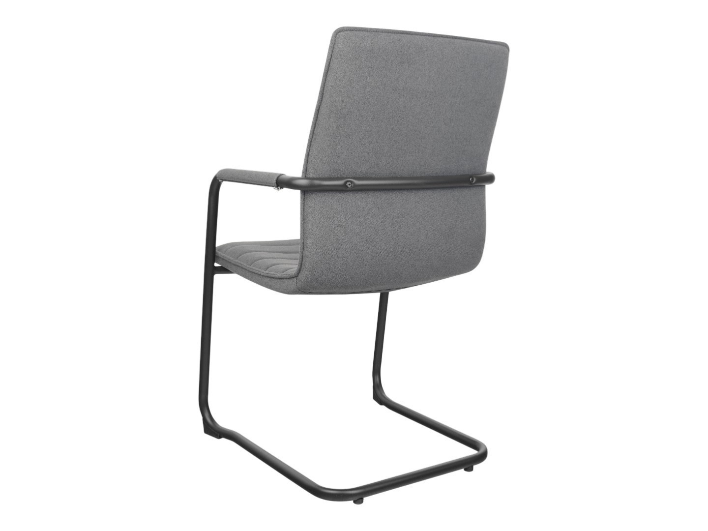 EMZ04 Jarvis luxe vintage sledestoel Denver stoffering stapelbaar