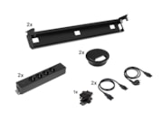 Kabelverwerkingset voor duo bureaus met PLUX Elektrificatie