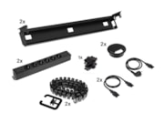 Kabelverwerkingset voor duo bureaus met PLUX Elektrificatie