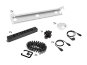 Kabelverwerkingset voor duo bureaus met PLUX Elektrificatie