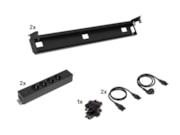 Kabelverwerkingset voor duo bureaus met PLUX Elektrificatie