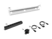 Kabelverwerkingset voor duo bureaus met PLUX Elektrificatie