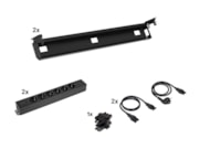 Kabelverwerkingset voor duo bureaus met PLUX Elektrificatie