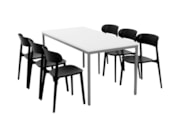 Kantinetafel PRIME Zilvergrijs Wit