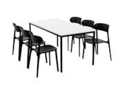 Kantinetafel PRIME Zwart Wit