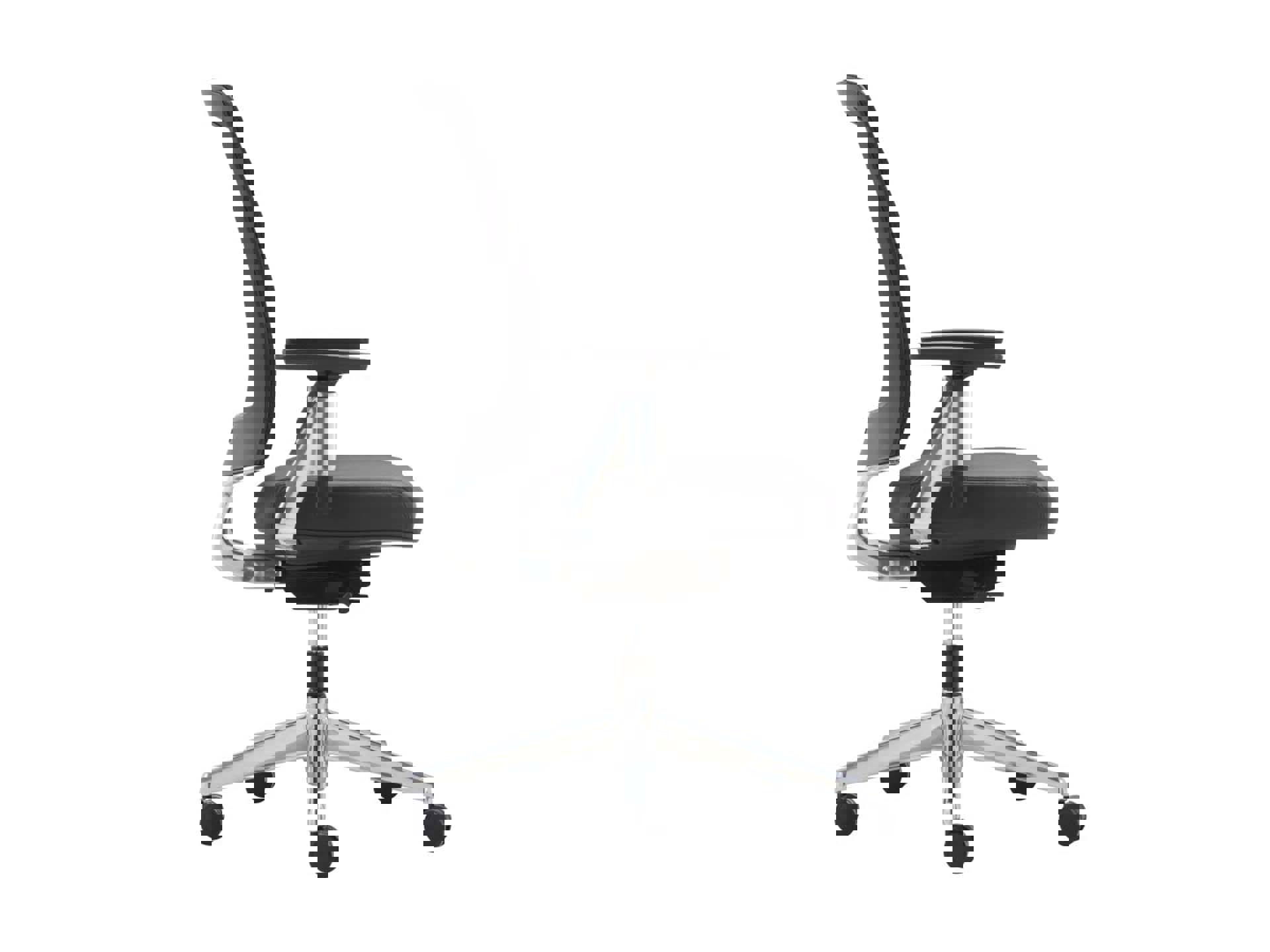 Lederen directie bureaustoel Mirco Deluxe Van Cas