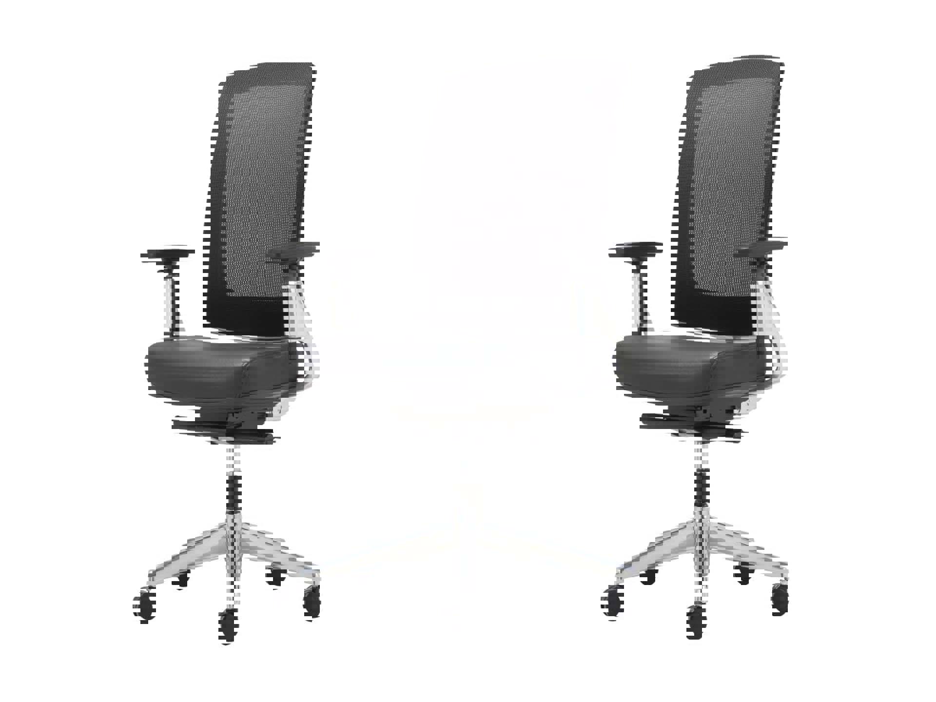 Lederen directie bureaustoel Mirco Deluxe Van Cas