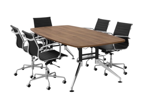 Luxe bootvormige vergadertafel SIGN 220x110 cm Luxe bootvormige vergadertafel SIGN 220x110 cm