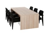Luxe vergadertafel WOOD Luxe vergadertafel WOOD