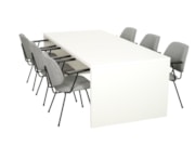 Luxe vergadertafel WOOD