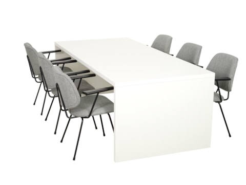 Luxe vergadertafel WOOD  Luxe vergadertafel WOOD