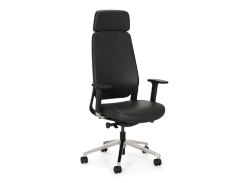 Manager bureaustoel met hoofdsteun Ledderra Van Cas Manager bureaustoel met hoofdsteun Ledderra Van Cas