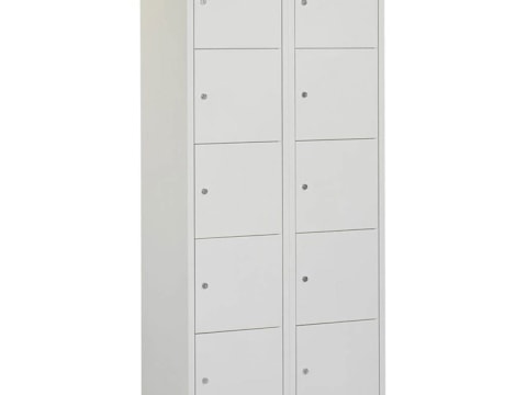 Premium 10-vaks Lockerkast Lichtgrijs Premium 10-vaks Lockerkast Lichtgrijs