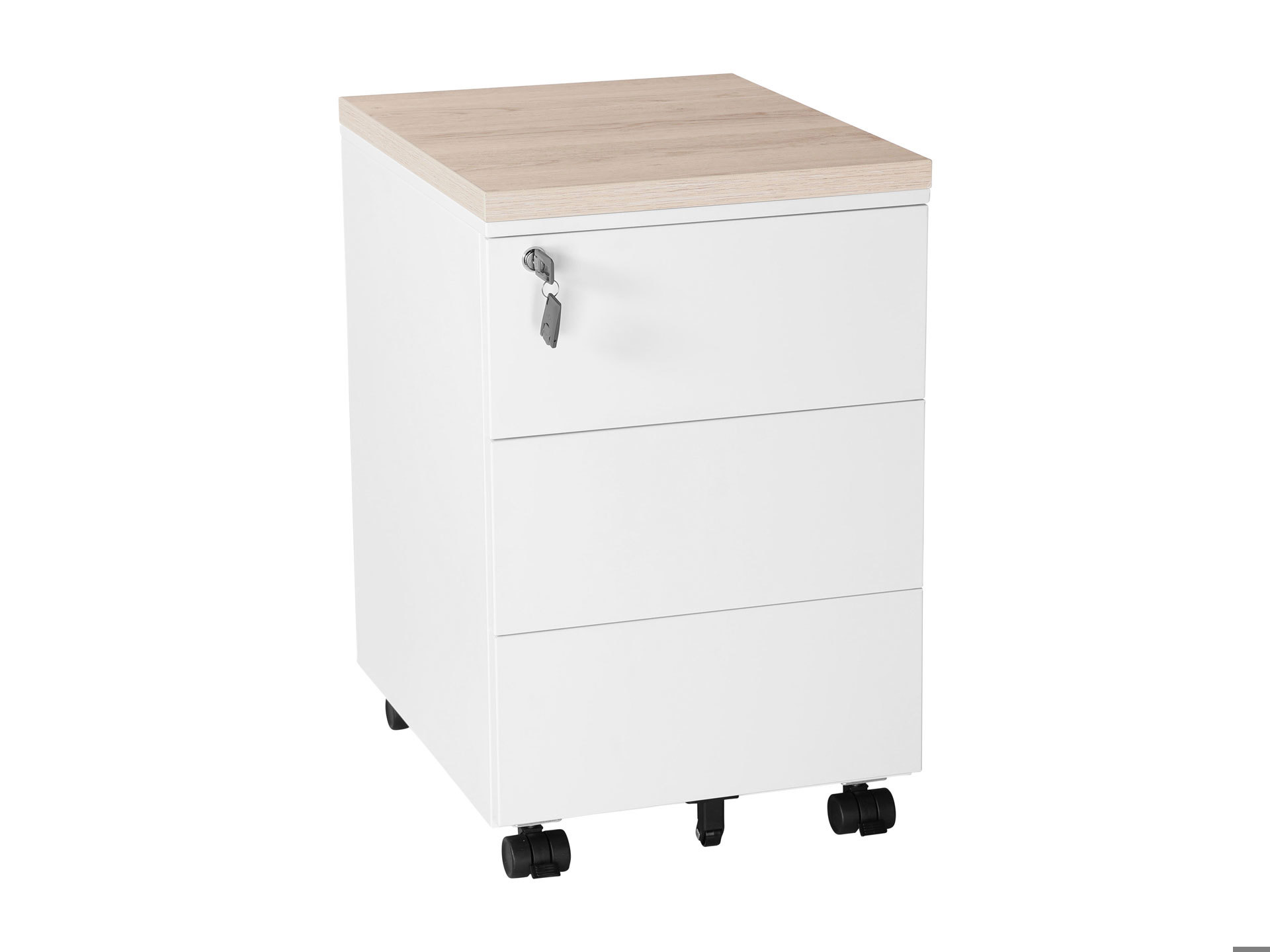 Metalen ladeblok met hangmaplade BLOC incl. topblad