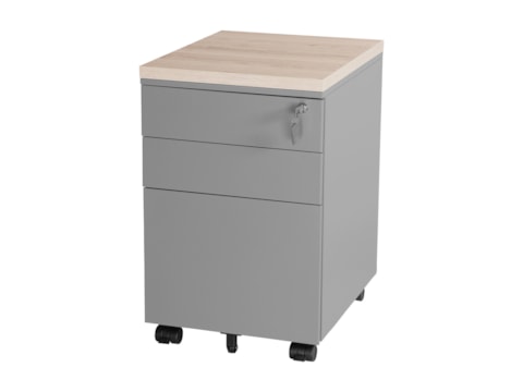 Metalen ladeblok met hangmaplade BLOC  Metalen ladeblok met hangmaplade BLOC