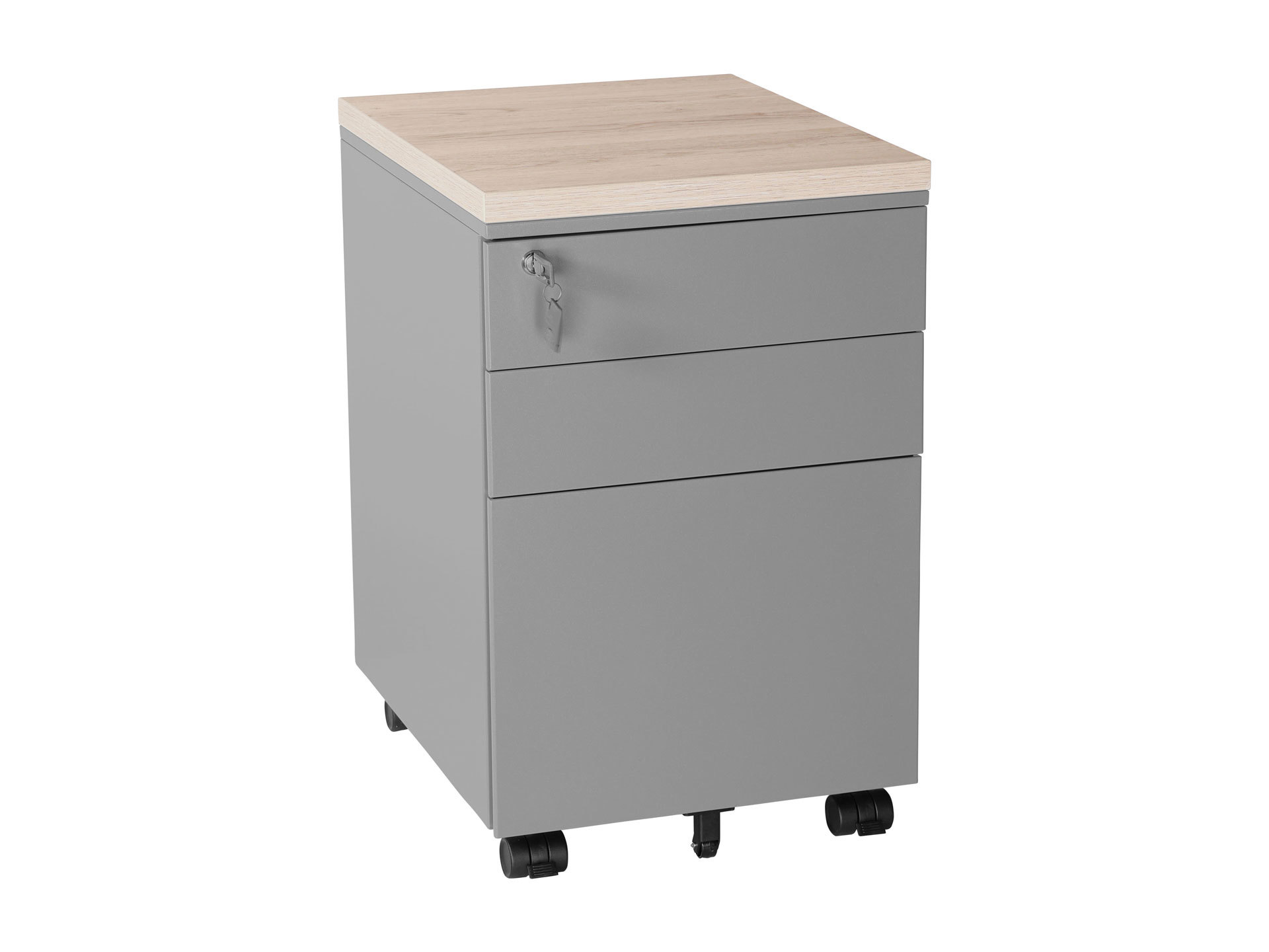 Metalen ladeblok met hangmaplade BLOC incl. topblad