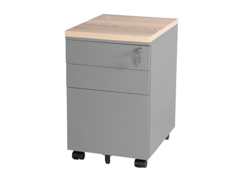 Metalen ladeblok met hangmaplade BLOC  Metalen ladeblok met hangmaplade BLOC