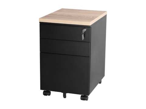 Metalen ladeblok met hangmaplade BLOC  Metalen ladeblok met hangmaplade BLOC