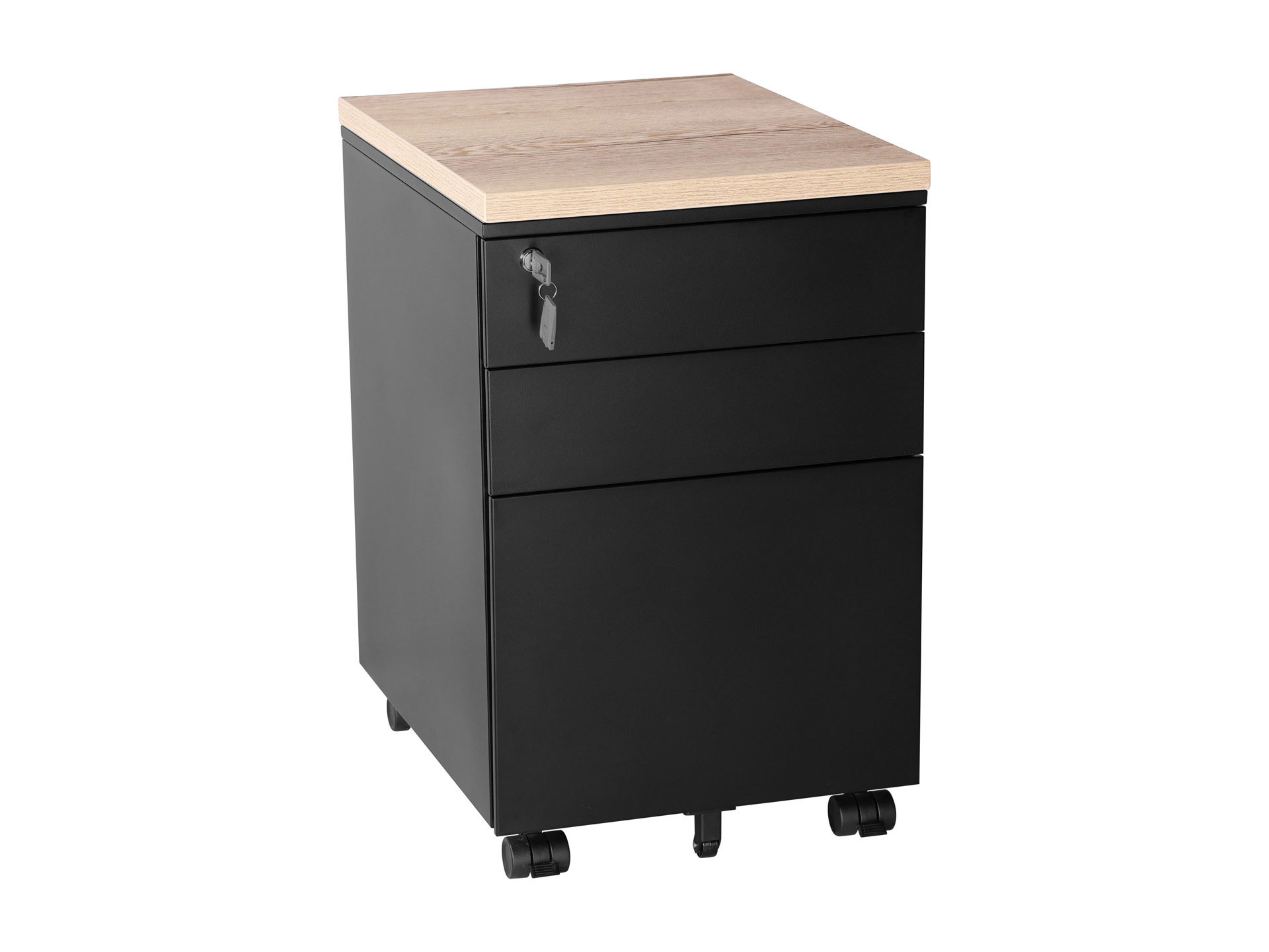 Metalen ladeblok met hangmaplade BLOC incl. topblad