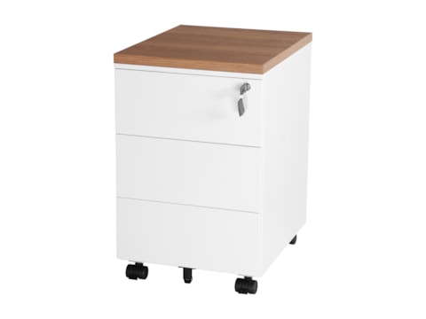 Metalen ladeblok verrijdbaar 3 laden BLOC  Metalen ladeblok verrijdbaar 3 laden BLOC