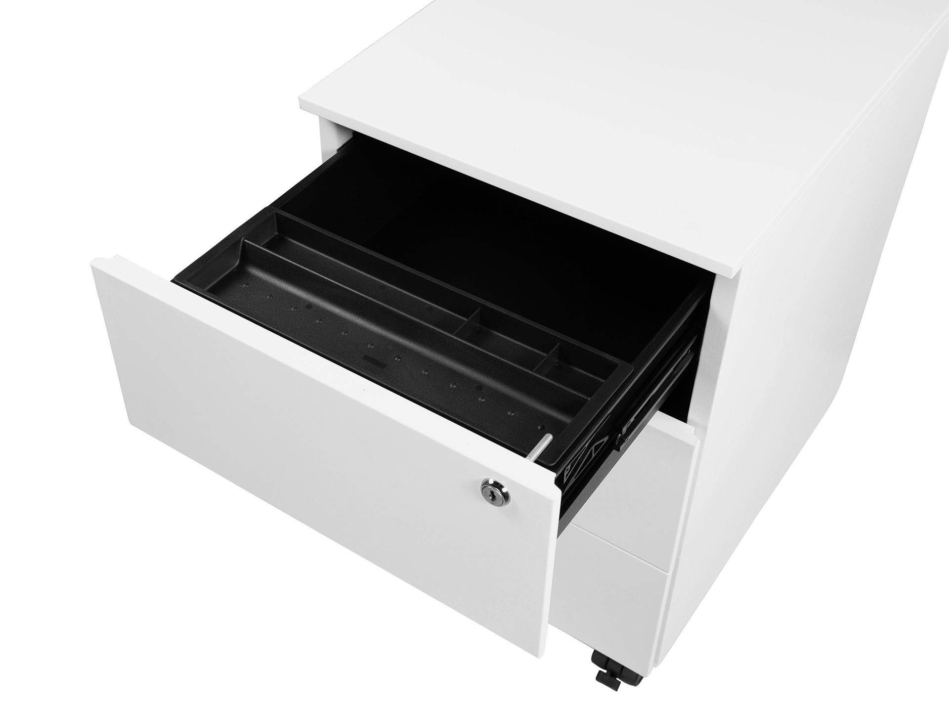 Metalen ladeblok verrijdbaar 3 laden BLOC