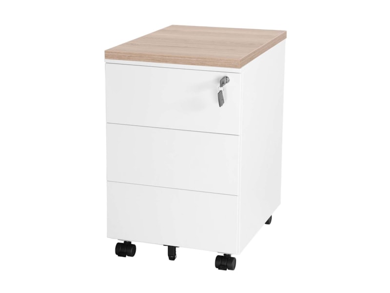 Metalen ladeblok verrijdbaar 3 laden BLOC Metalen ladeblok verrijdbaar 3 laden BLOC