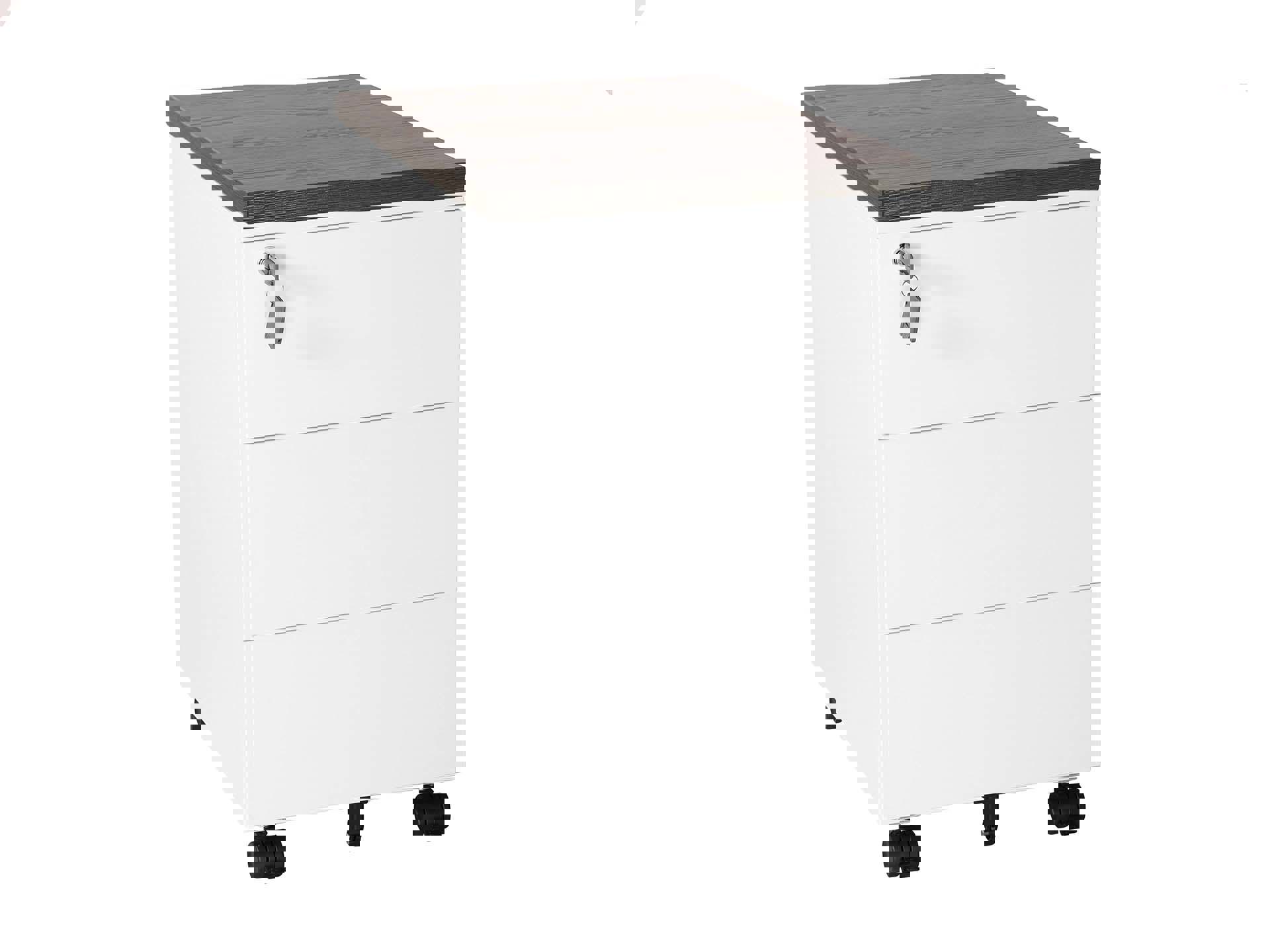 Metalen ladeblok verrijdbaar 3 laden BLOC