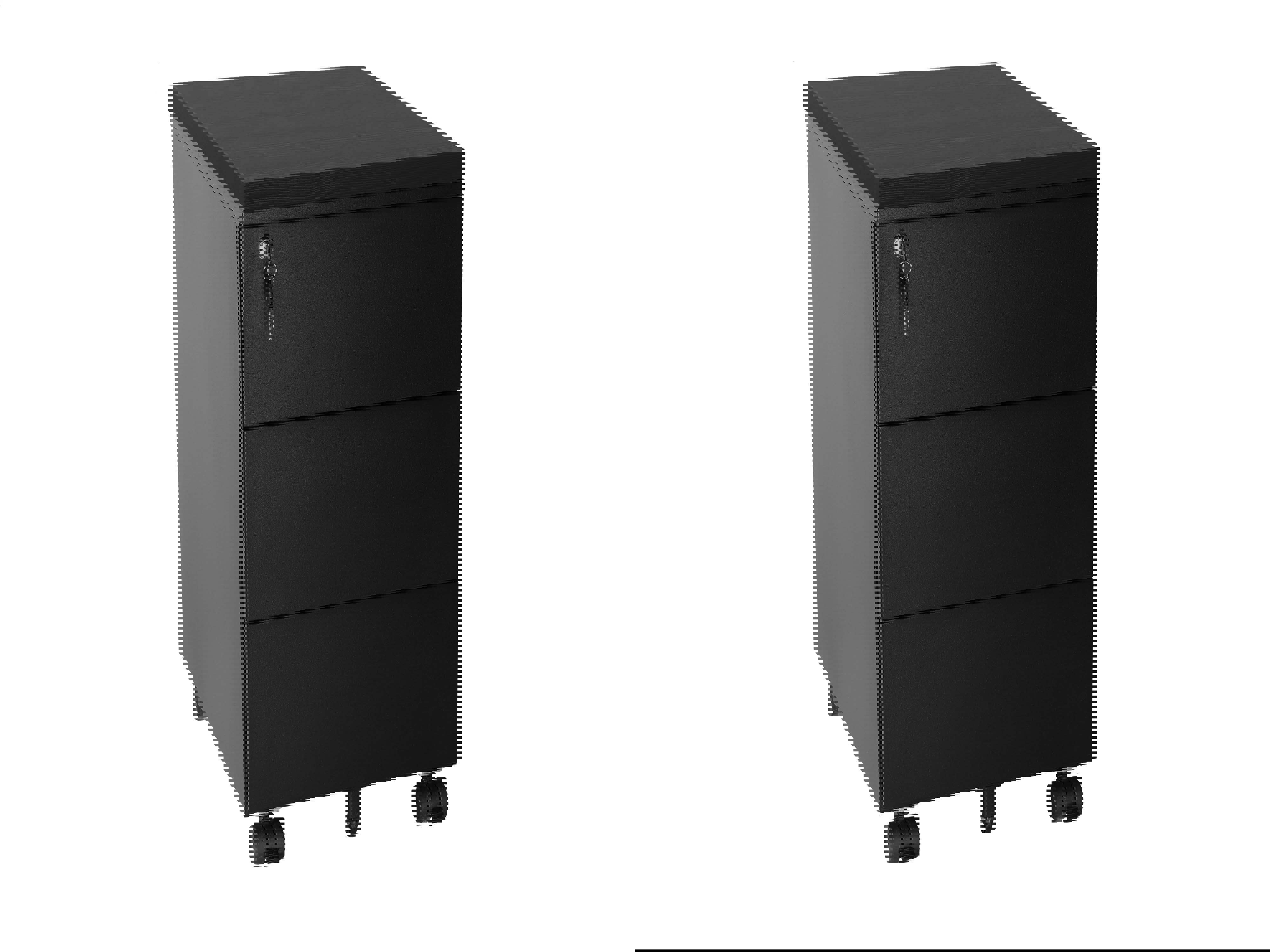 Metalen ladeblok verrijdbaar 3 laden BLOC