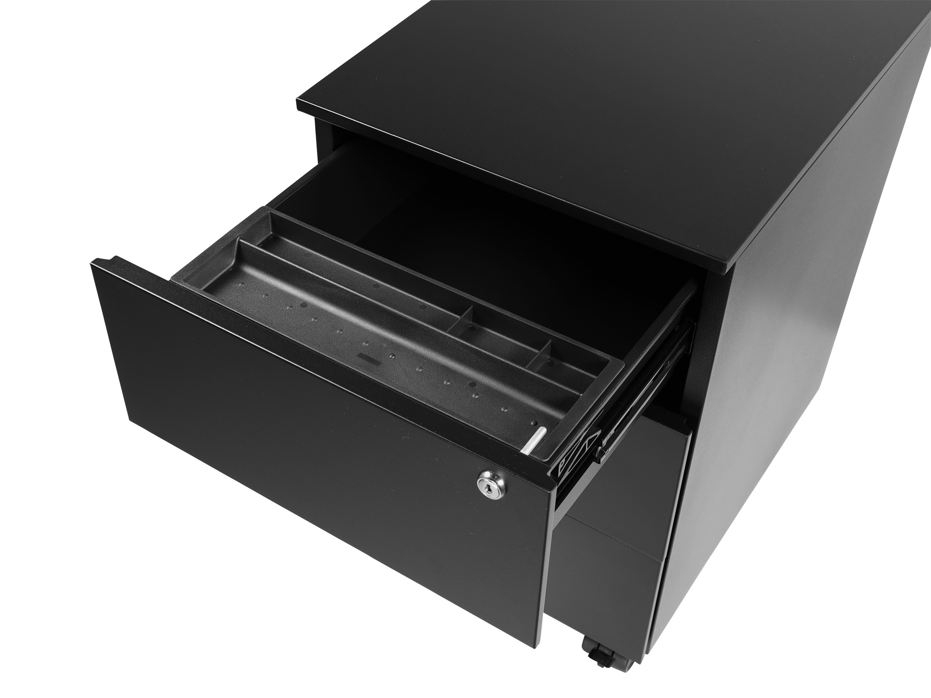 Metalen ladeblok verrijdbaar 3 laden BLOC