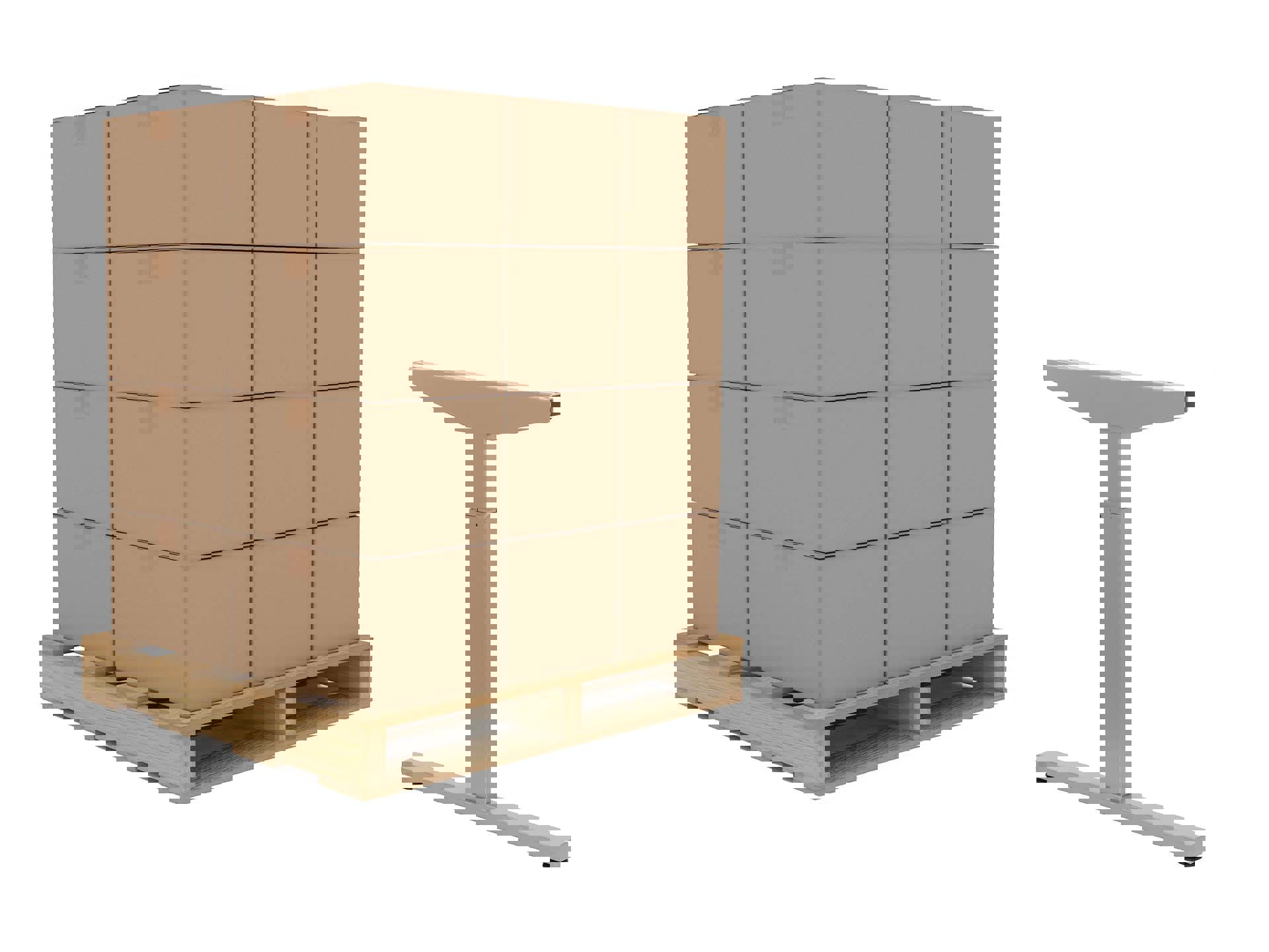 Palletaanbieding: TUBE poot 80cm instelbare inbus Zilvergrijs (60 stuks)