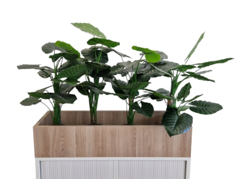 Plantenbak 120 cm voor op roldeurkast Plantenbak 120 cm voor op roldeurkast