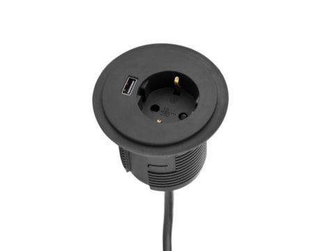 Power spot PLUX04 stroompunt inbouwmaat 60mm Power spot PLUX04 stroompunt inbouwmaat 60mm