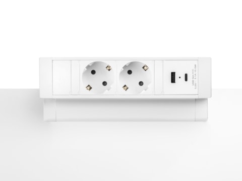 Opbouw stroompunt PLUX05 incl. snoer met GST18 stekker Opbouw stroompunt PLUX05 incl. snoer met GST18 stekker