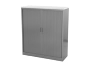 Roldeurkast half hoog STOR Zilvergrijs 