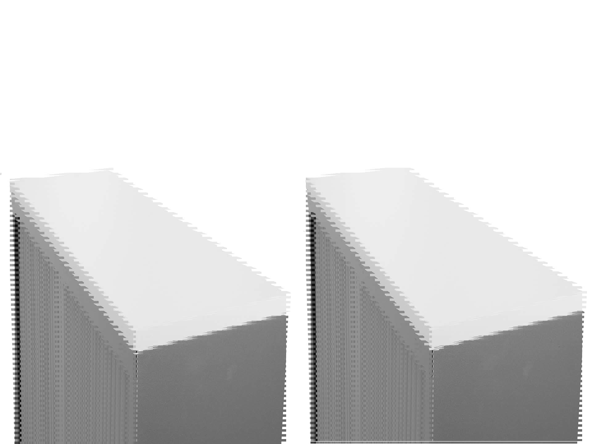 Roldeurkast half hoog STOR Zilvergrijs 