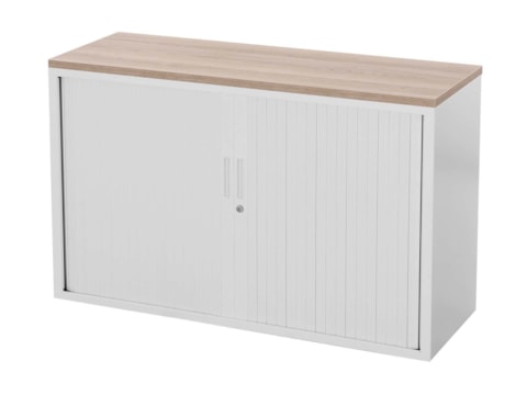 Roldeurkast laag STOR incl. topblad Roldeurkast laag STOR incl. topblad