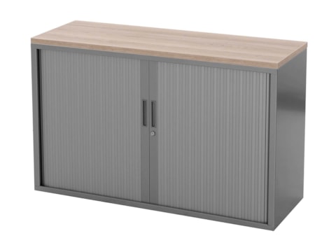 Roldeurkast laag STOR incl. topblad Roldeurkast laag STOR incl. topblad