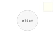 Rond tafelblad diameter 60cm