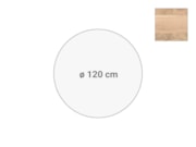 Rond vergadertafel blad diameter 120cm