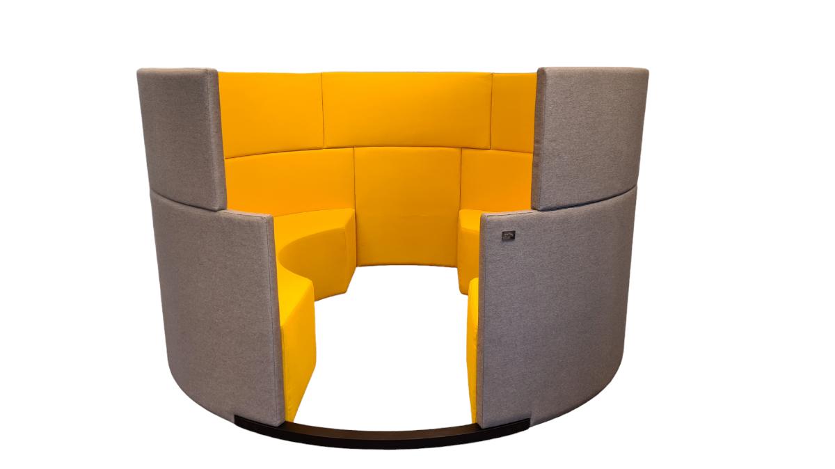 Ronde vergaderunit Lense voor 6 personen 