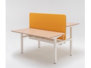 SEPO Gestoffeerde tussenwand duo bureau