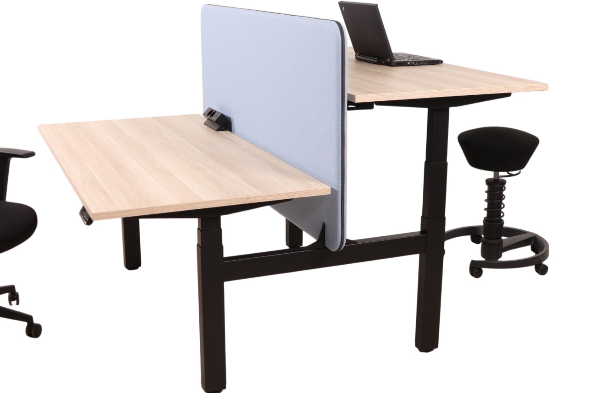 SEPO Gestoffeerde tussenwand duo bureau