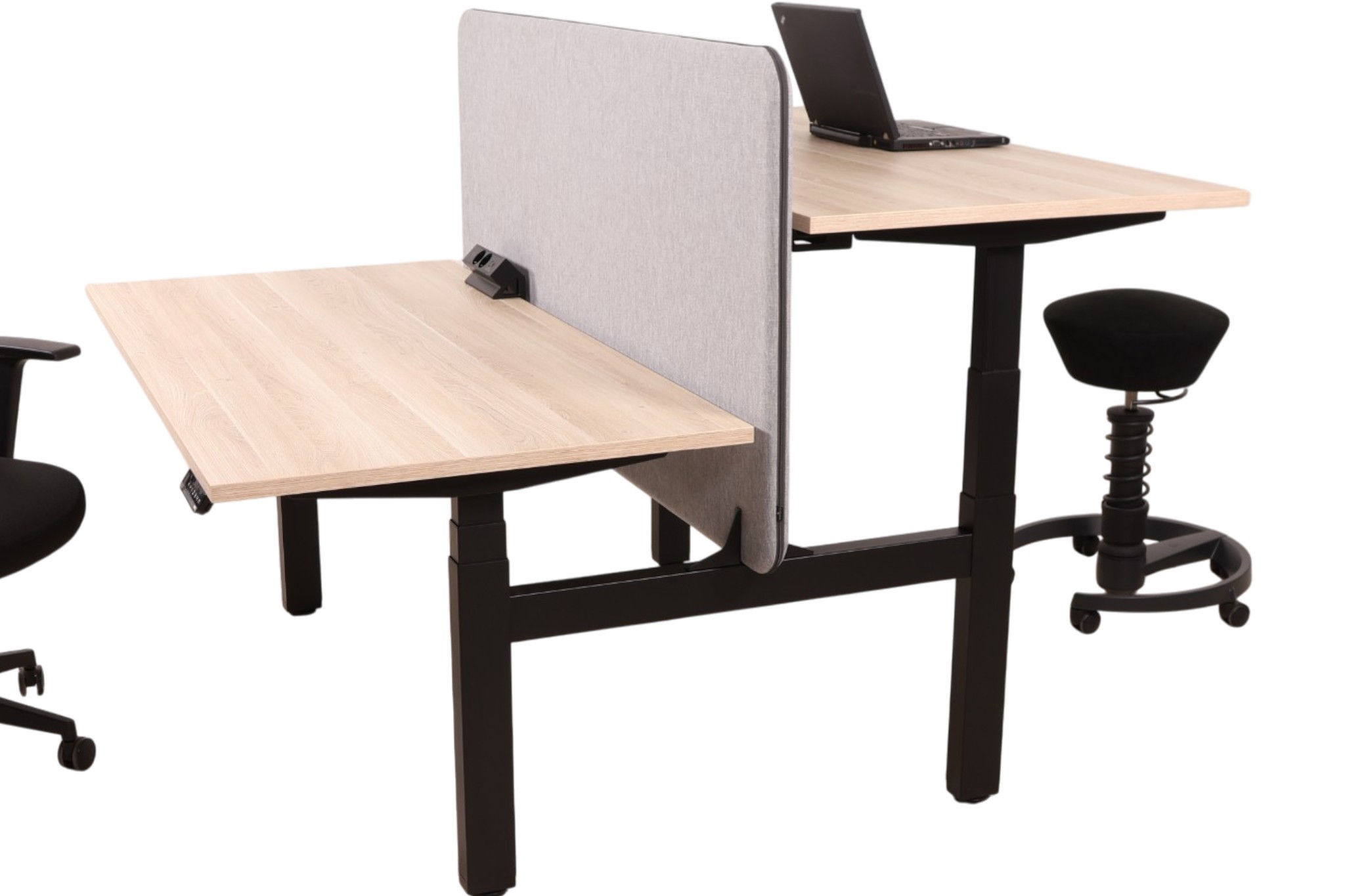 SEPO Gestoffeerde tussenwand duo bureau