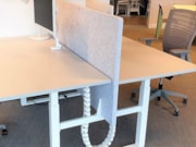 STIL03 Geluiddempende tussenwand duo bureau
