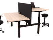 STIL03 Geluiddempende tussenwand duo bureau