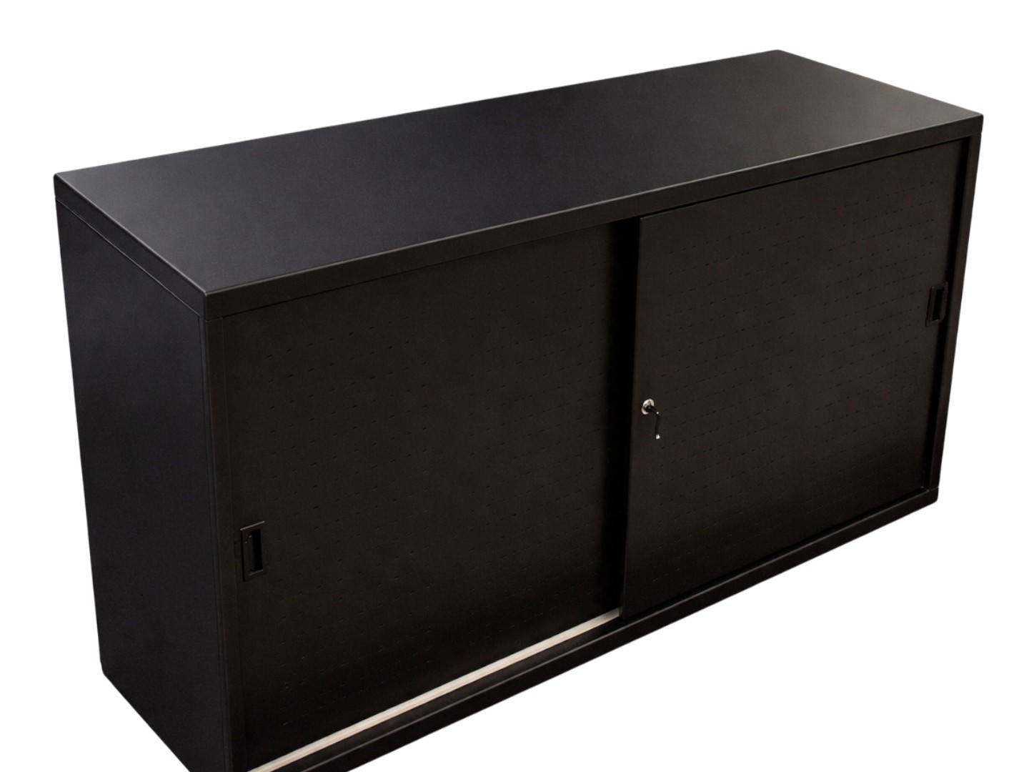 STOR07 schuifdeurkast met geperforeerde deuren