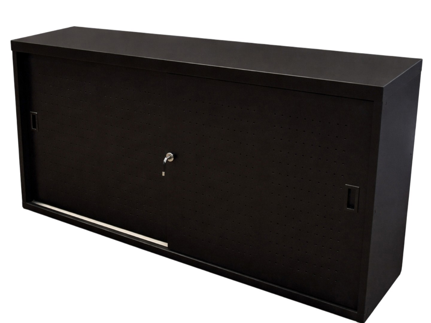 STOR07 schuifdeurkast met geperforeerde deuren