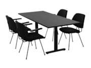 Spreektafel TUBE Zwart Spreektafel TUBE Zwart