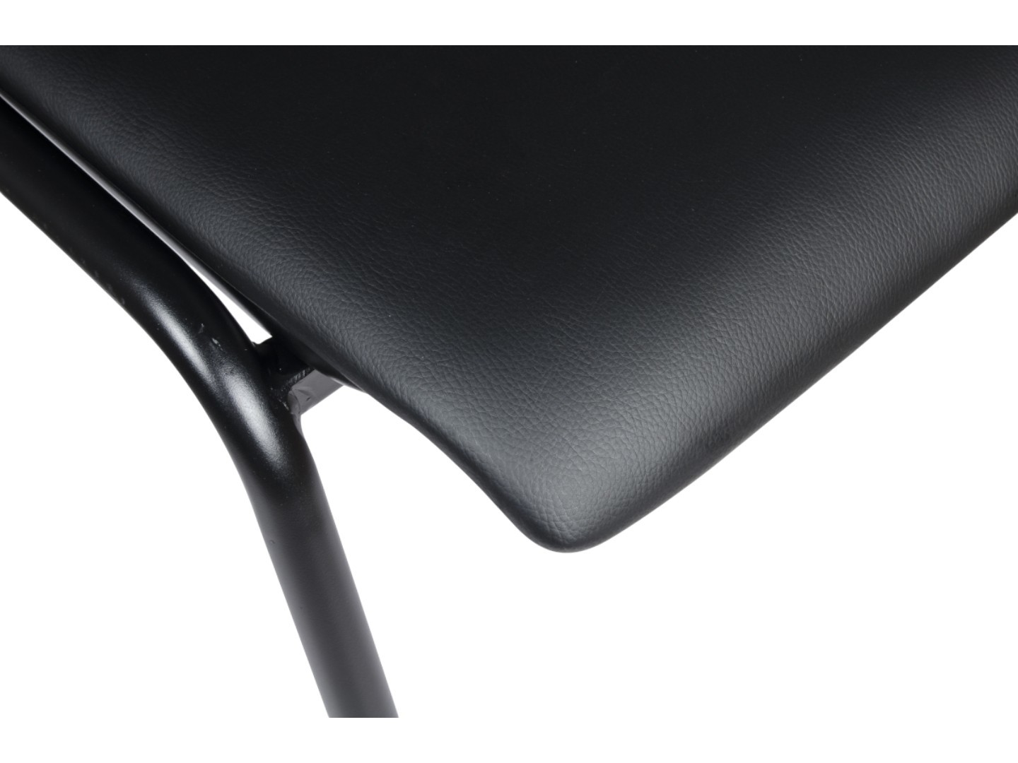 Lederen stapelbare stoel Indy 