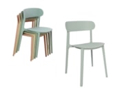 Steppel stevige kunststof stoel stapelbaar